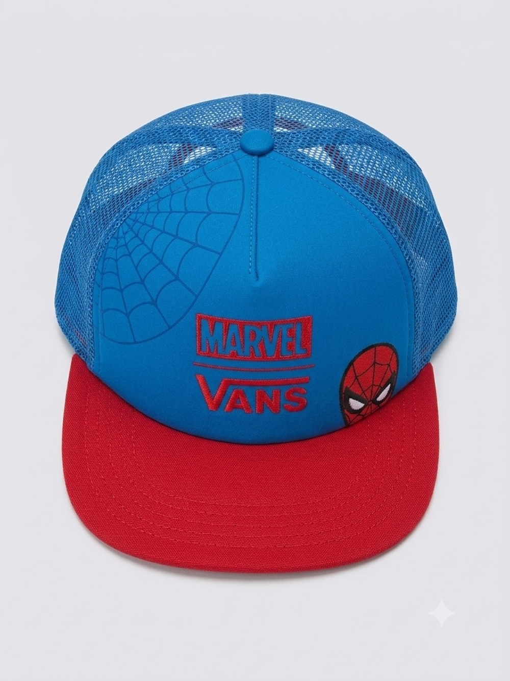 Vans x Marvel Spider-Man Blue & Red Trucker Cap